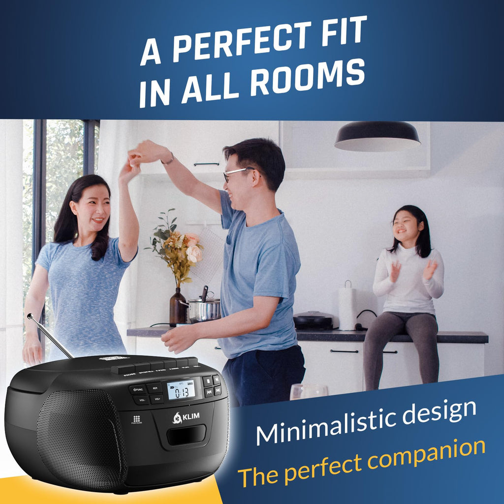 CD Cassette Player with Bluetooth Boombox P751