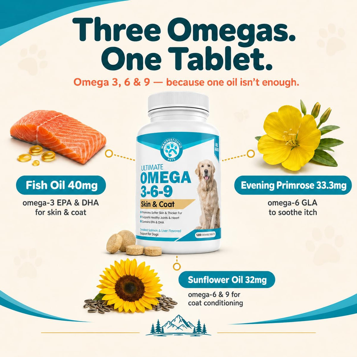 Omega 3-6-9 Fish Oil Chewable Tablets X254122