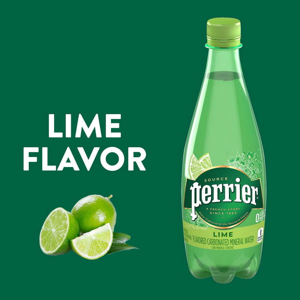 Lime Flavored Sparkling Water 16.9 FL OZ 24 Count R590