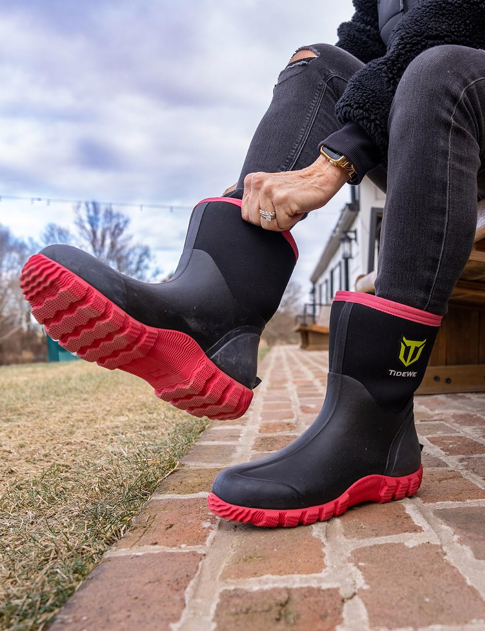 Waterproof Rubber Work Boots G1631