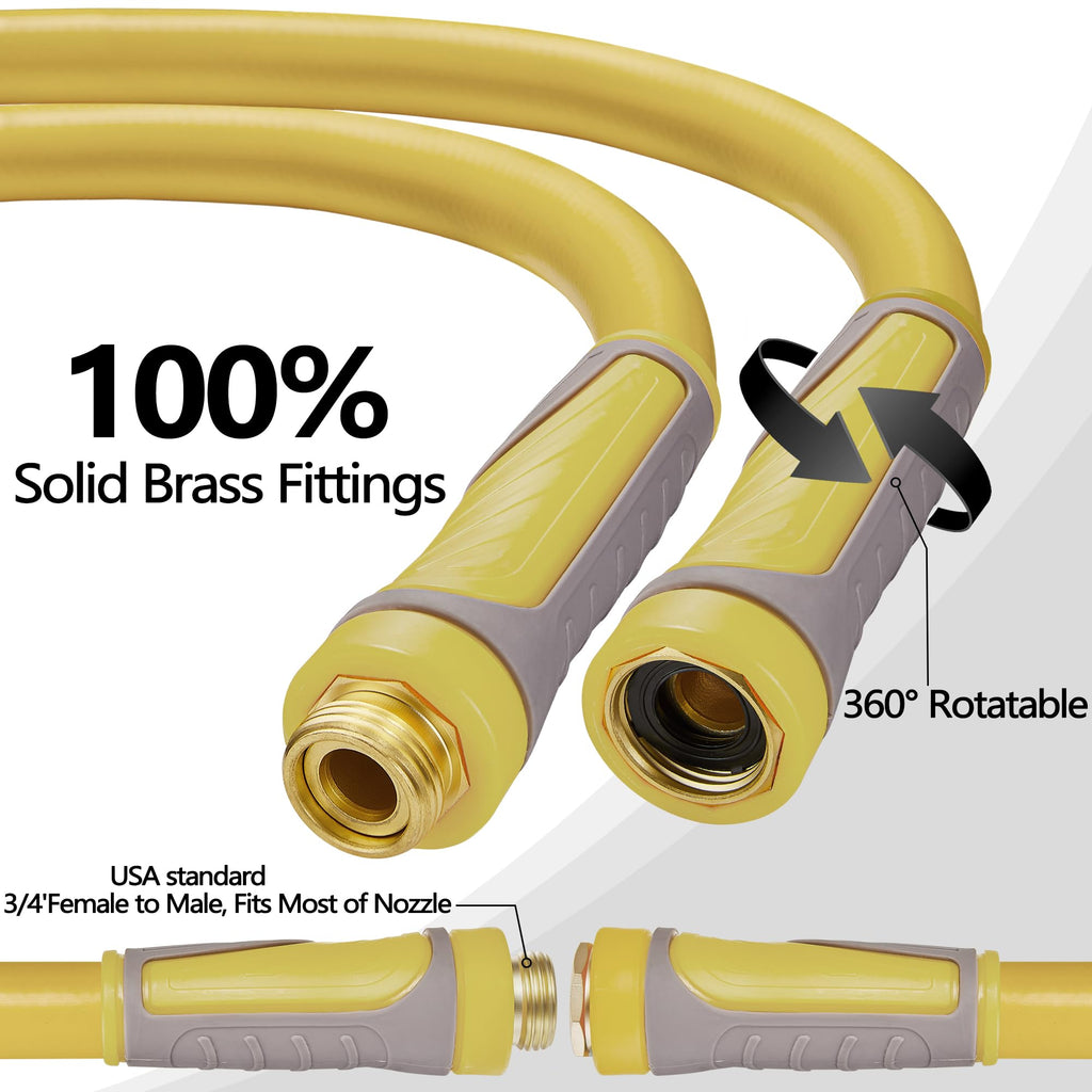 100 FT x 5/8" Heavy Duty Non-Expanding Garden Hose S578
