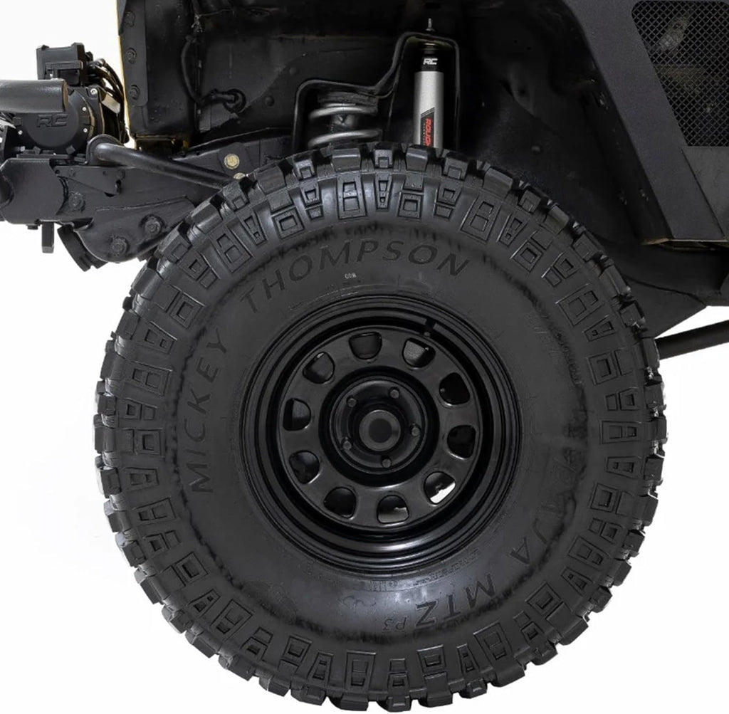 Black Steel 16x8 5x5 Bolt Pattern Wheel M174