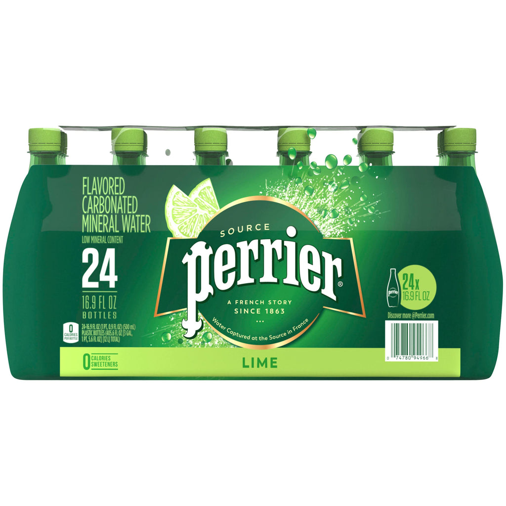 Lime Flavored Sparkling Water 16.9 FL OZ 24 Count R590