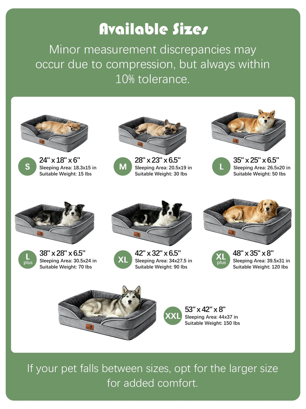 Orthopedic Dog Bed with Sides Grey Q5877
