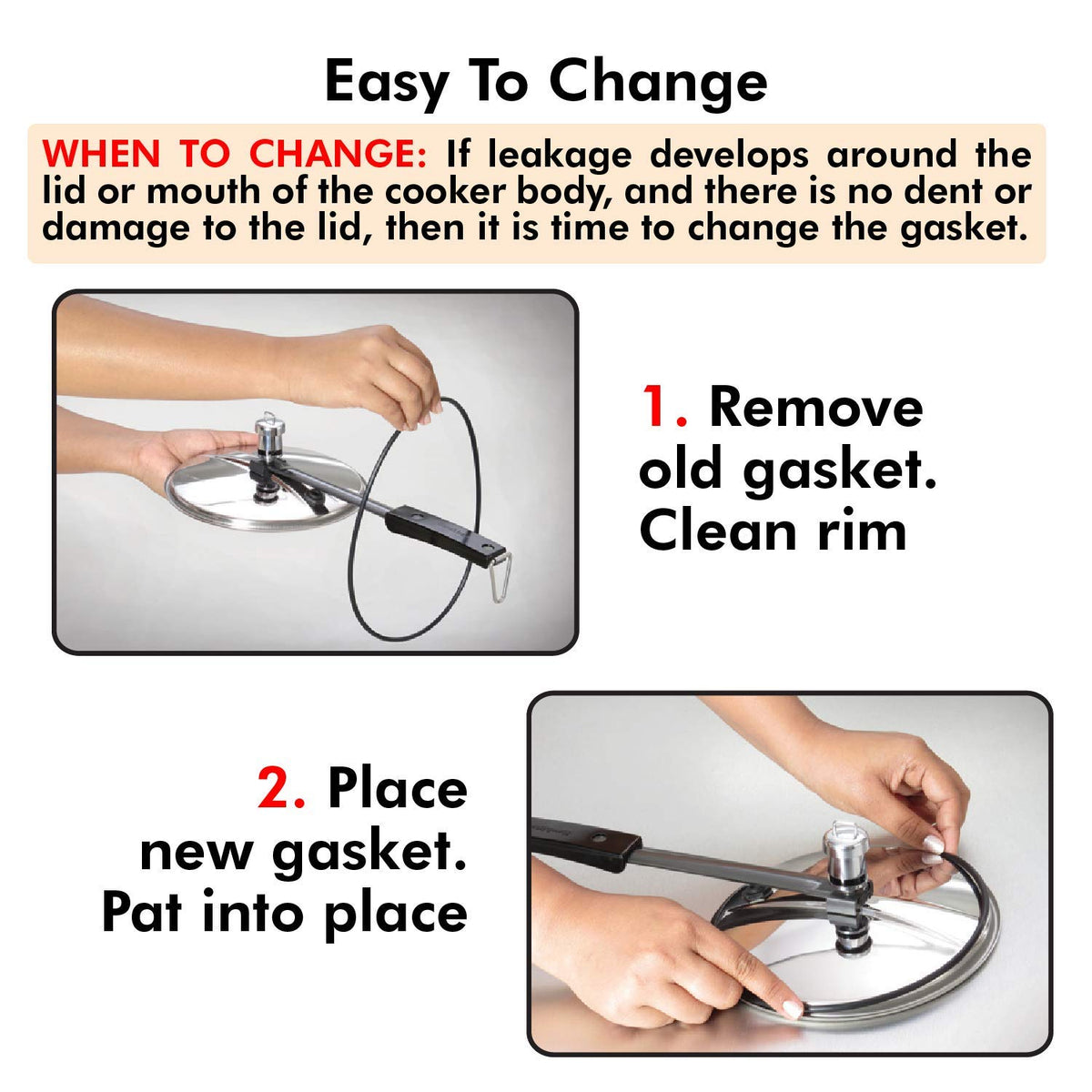 Black Gasket Sealing Ring for Pressure Cookers K312