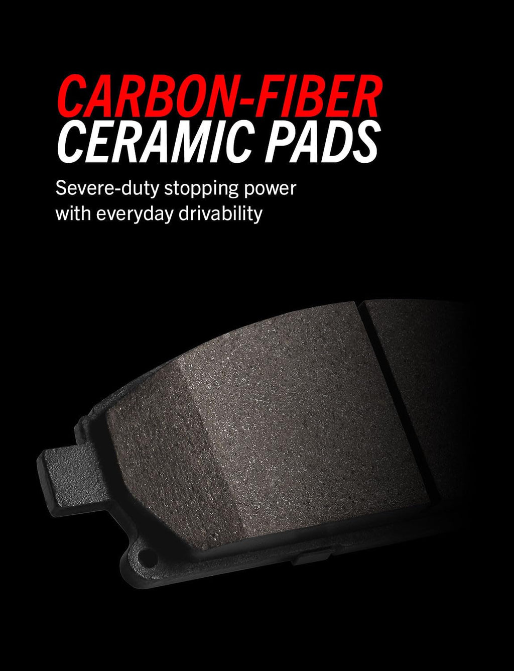 Front and Rear Drilled Slotted Brake Rotors and Carbon Fiber Ceramic Pads R133029