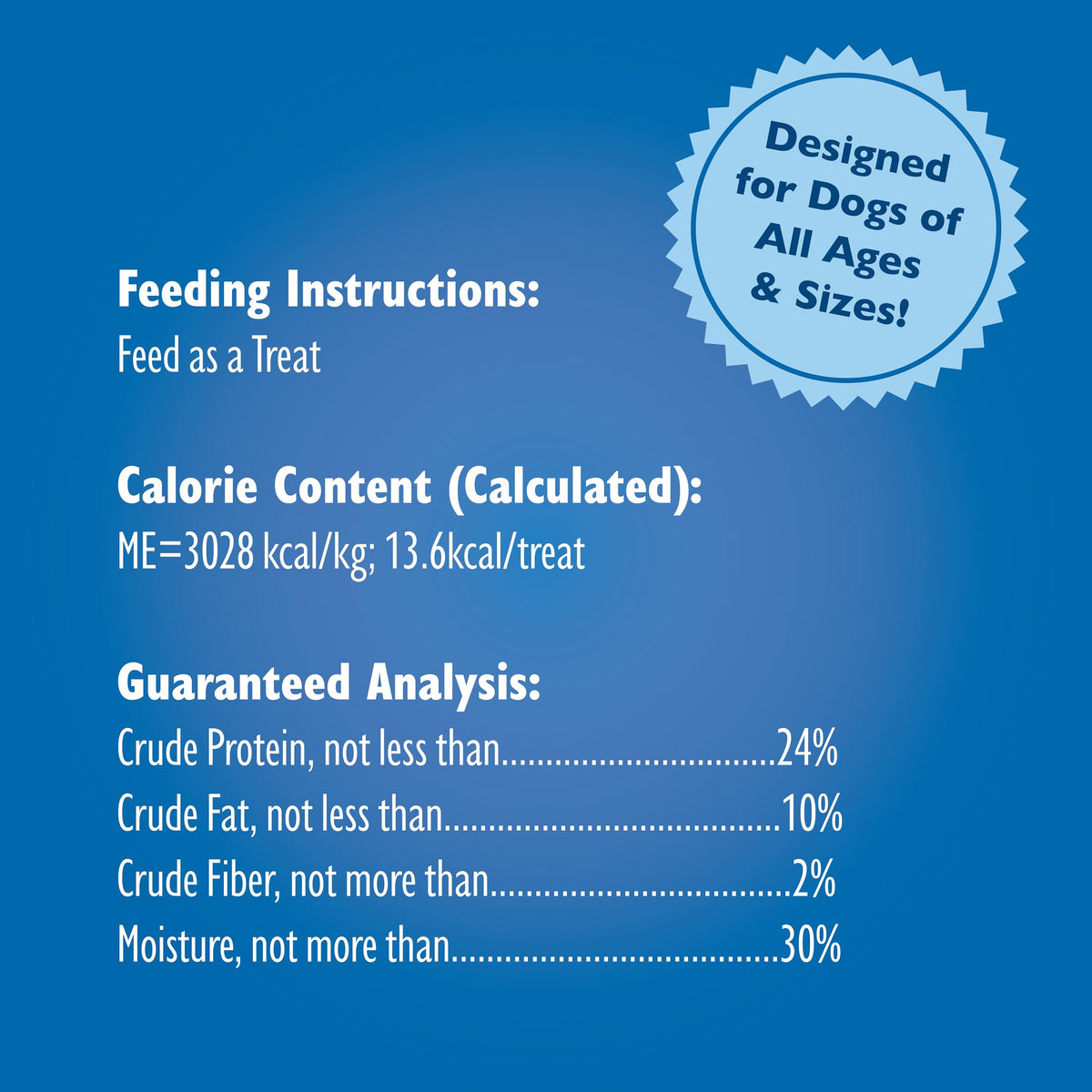Peanut Butter Flavor Dog Treats 10oz 4-Pack M325505