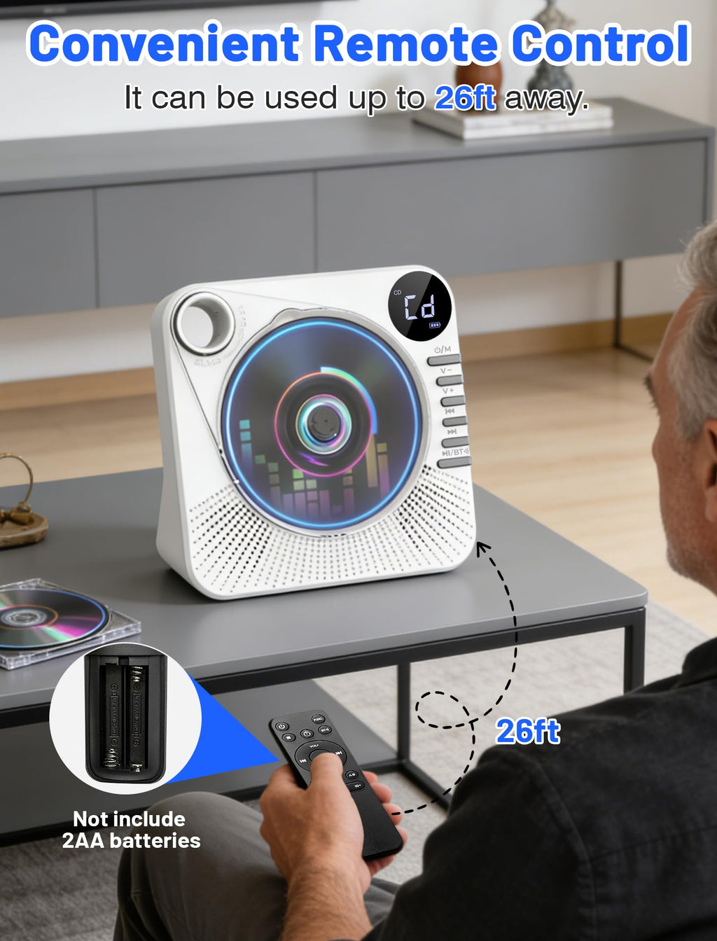 Portable CD Player with Speakers G13971