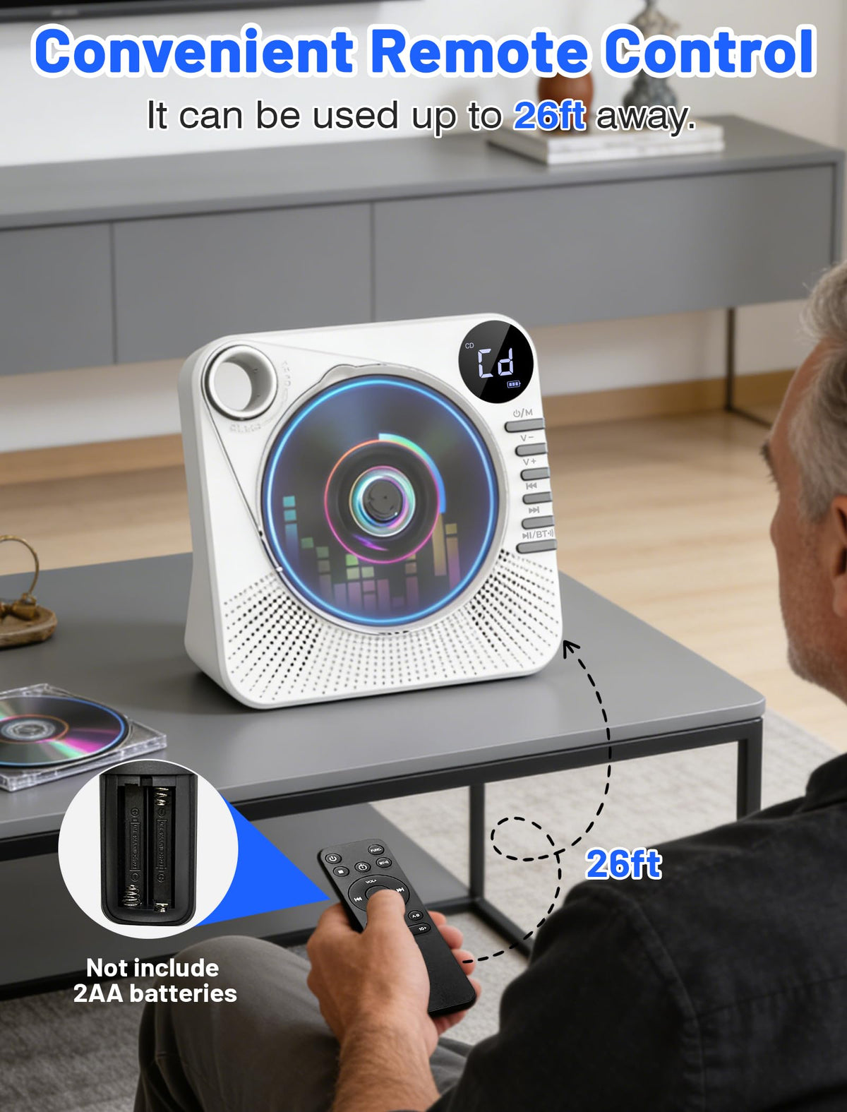 Portable CD Player with Speakers G13971