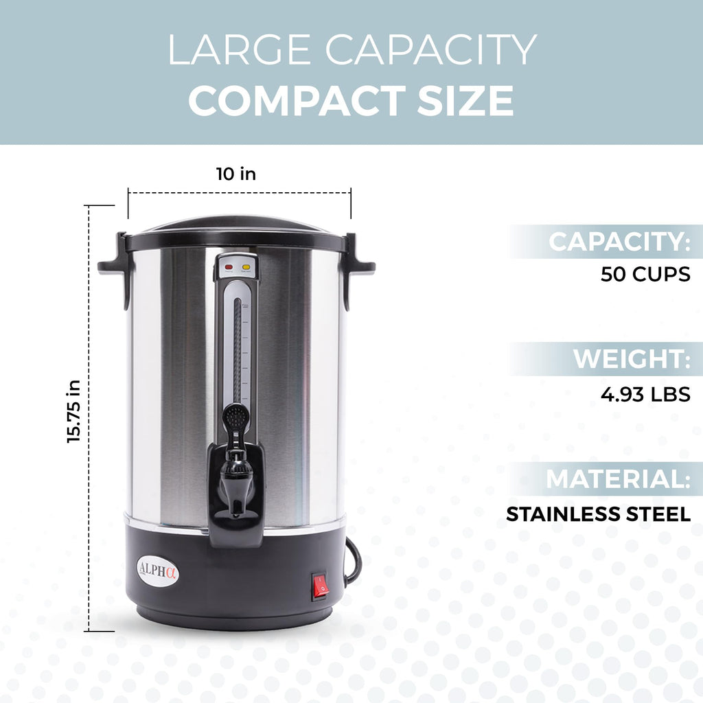 8L Stainless Steel Electric Coffee Urn L9108