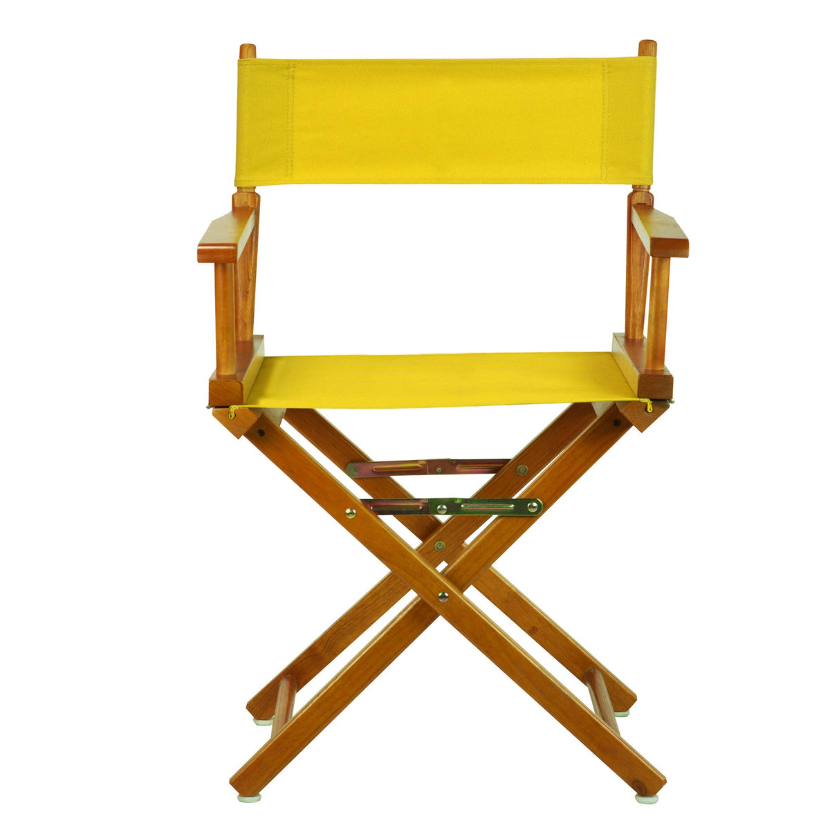 Honey Oak Frame Gold Canvas Director Chair A978329