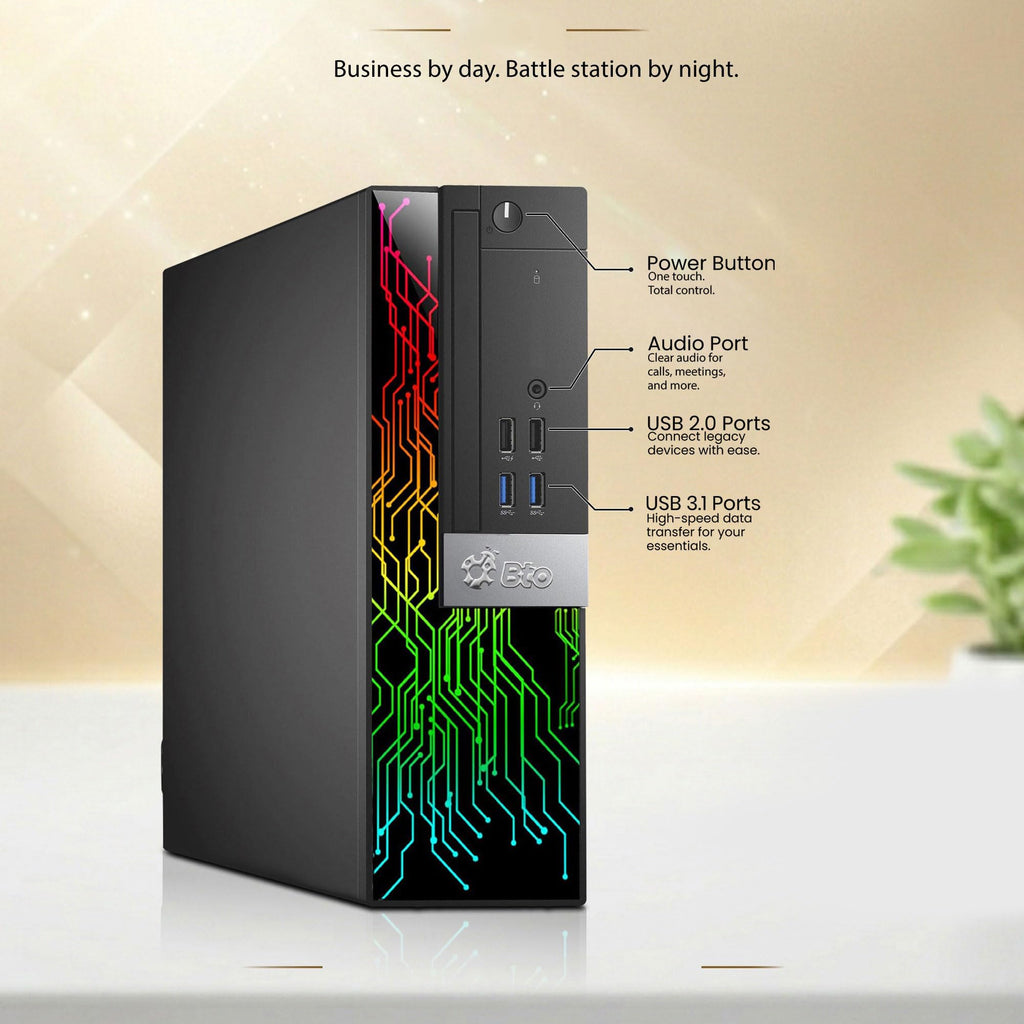 Intel Core i5-8500 16GB DDR4 RAM 256GB SSD GeForce GT 1030 Gaming Desktop Computer Q5902