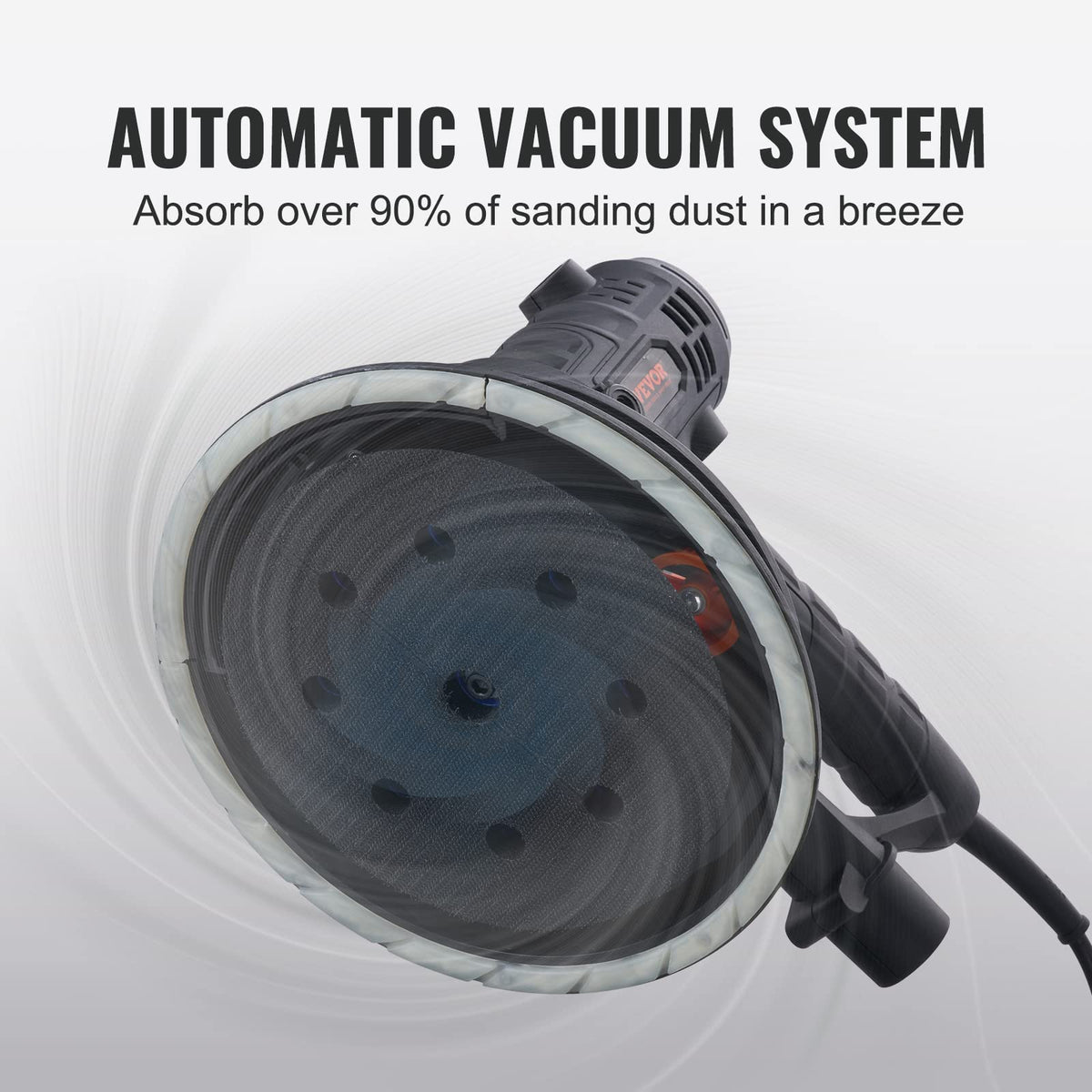 800W Electric Drywall Sander with 12 Sanding Discs L992208