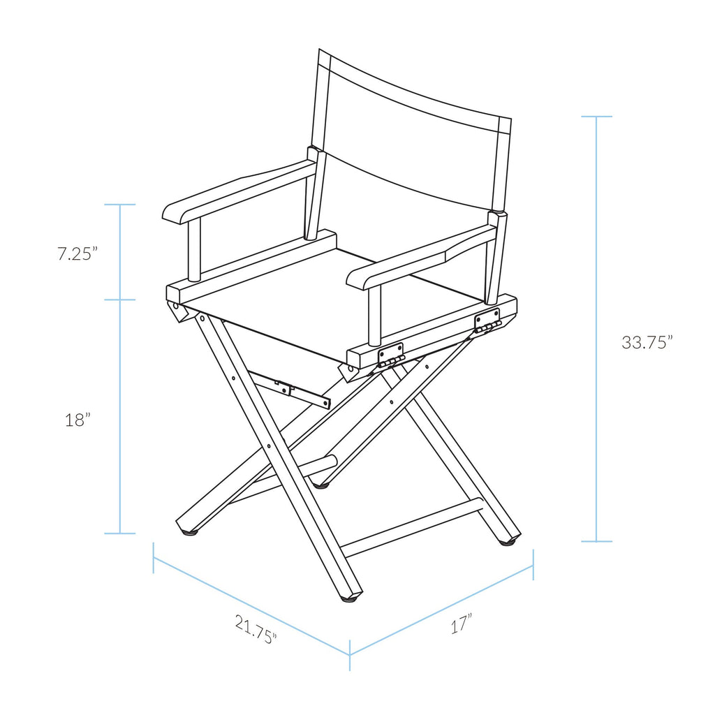 Honey Oak Frame Gold Canvas Director Chair A978329