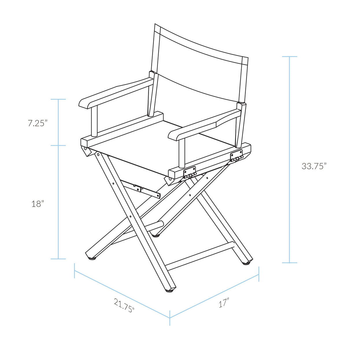 Honey Oak Frame Gold Canvas Director Chair A978329