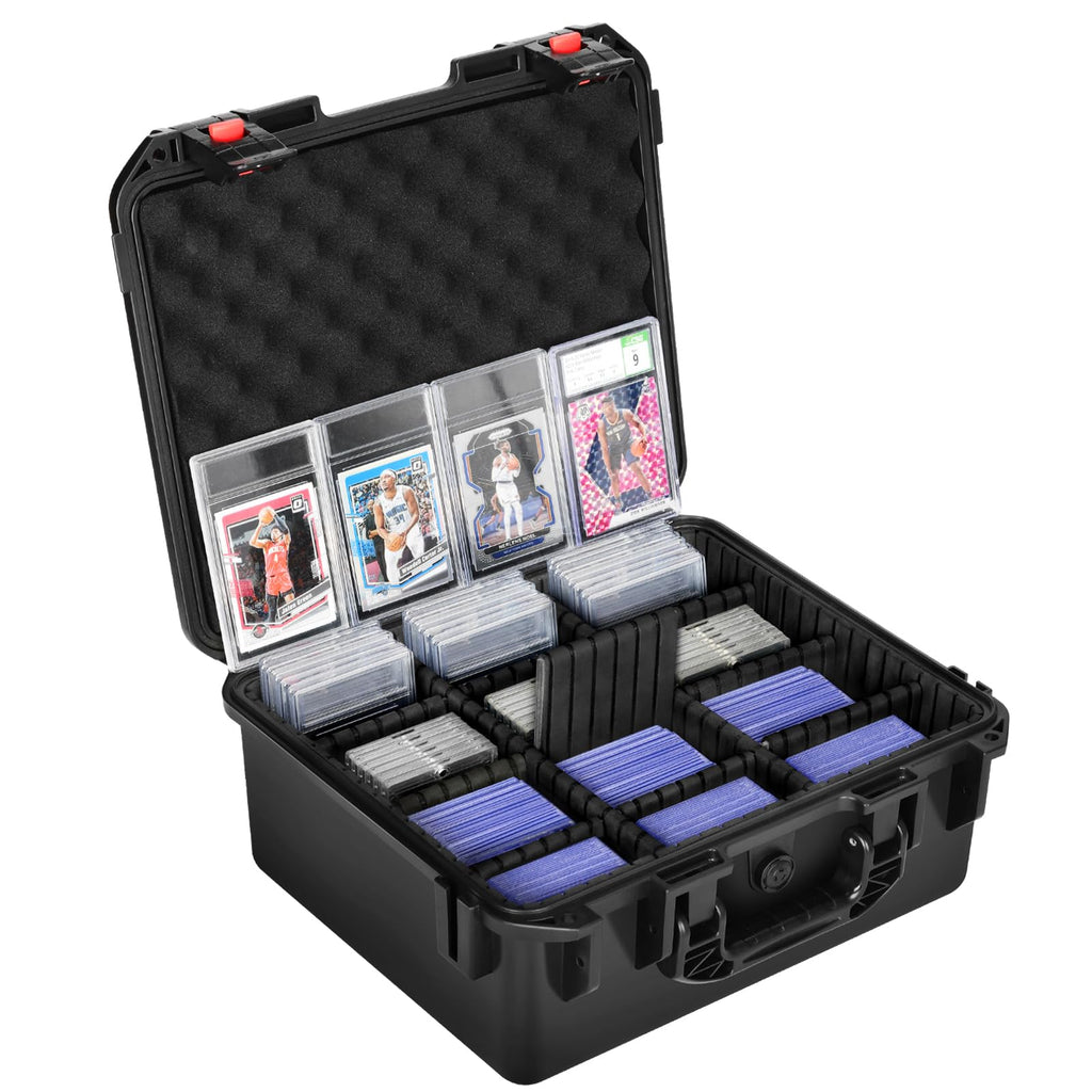 Graded Card Storage Box with 9 Dividers D844666