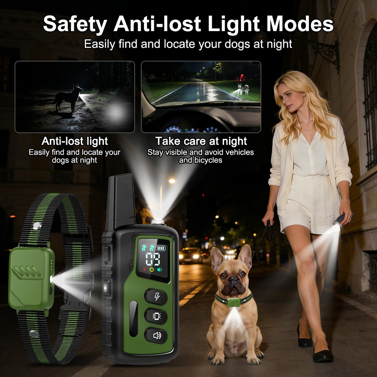 IP68 Waterproof Dog Training Collar with Remote E792