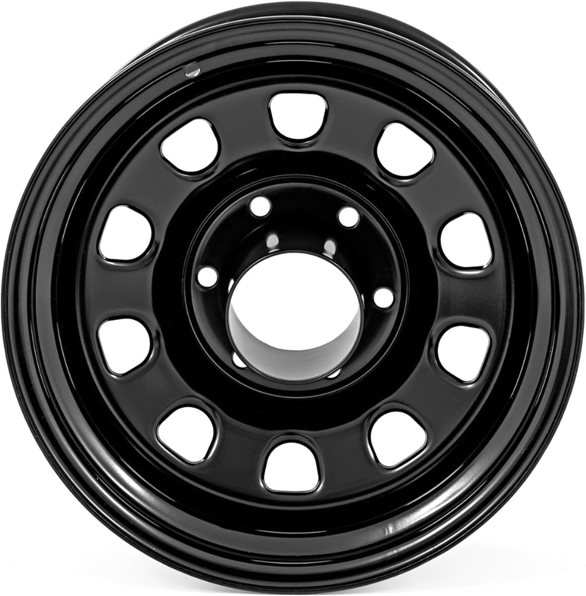 Black Steel 16x8 5x5 Bolt Pattern Wheel M174