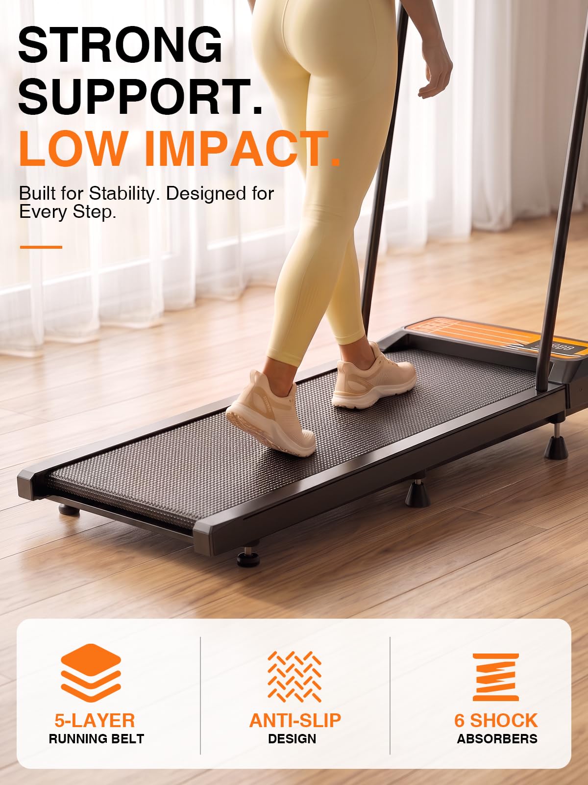 Under Desk Treadmill with Incline Y9118