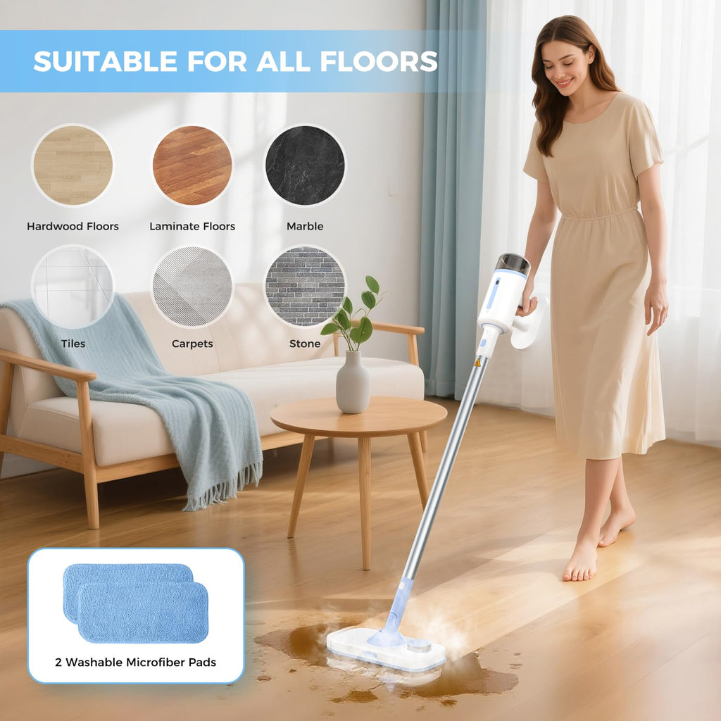 10 in 1 Detachable Handheld Steam Mop V436951