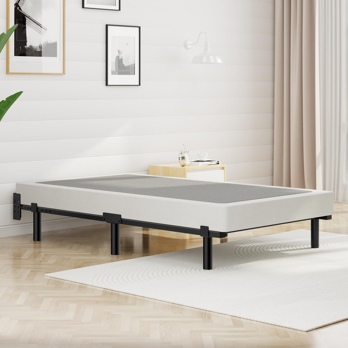 7 Inch Heavy Duty Metal Twin Bed Frame W399