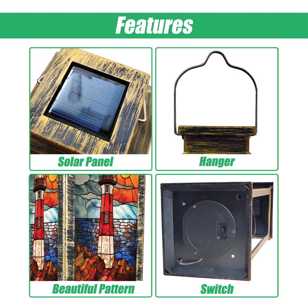 Solar Powered Waterproof Hanging Lantern O3532
