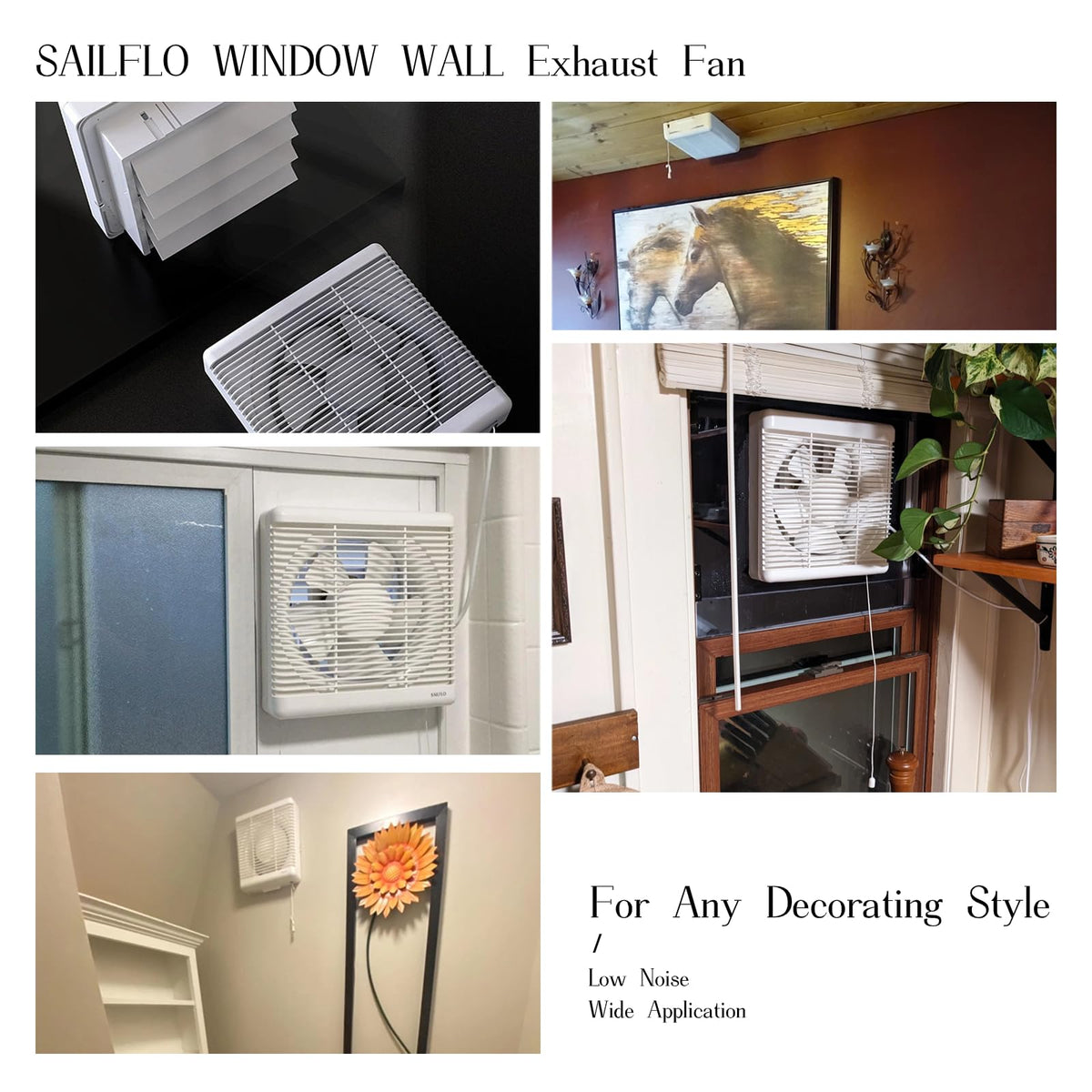 6" Reversible Window Exhaust Fan W58358
