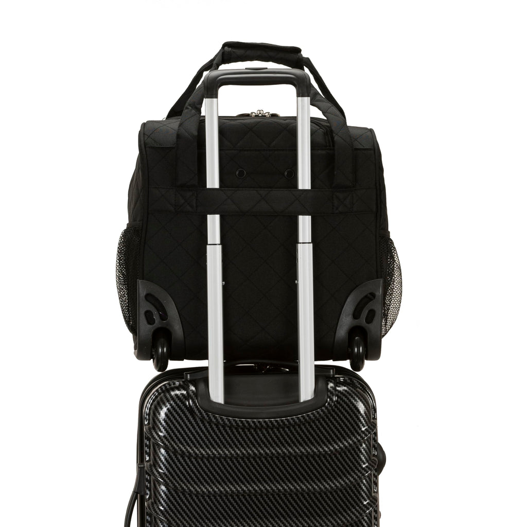 Black Wheeled Underseater Carry-On Luggage Y77264