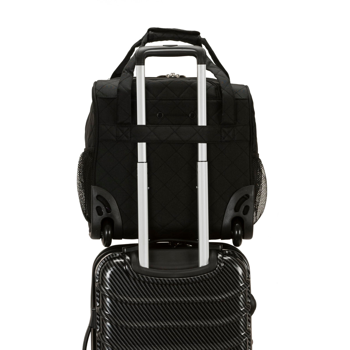 Black Wheeled Underseater Carry-On Luggage Y77264