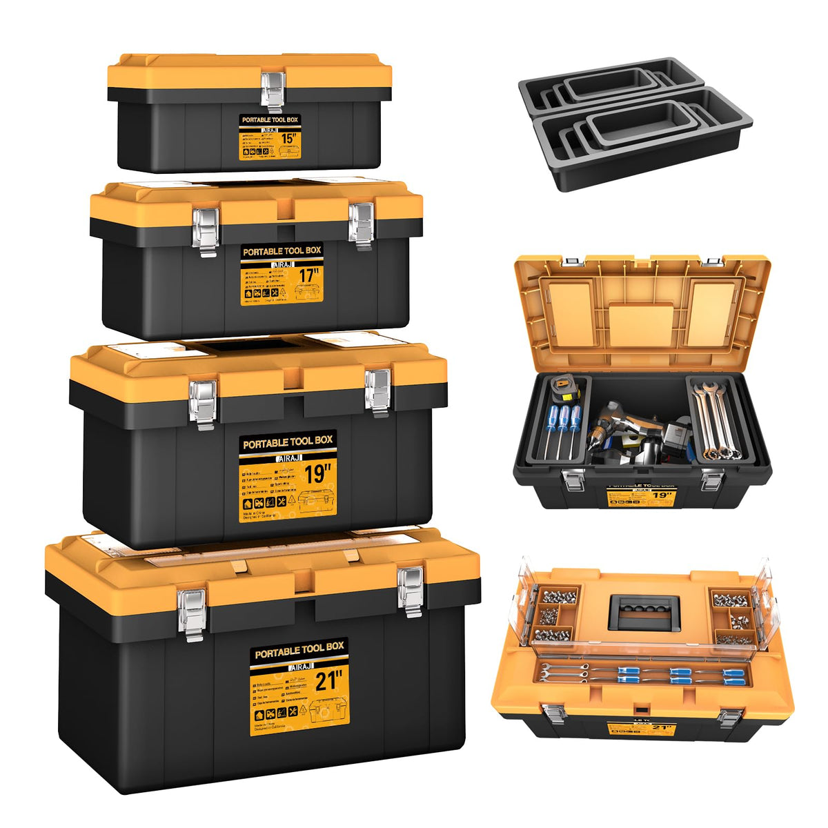 4 In 1 Portable Tool Box Set I7987