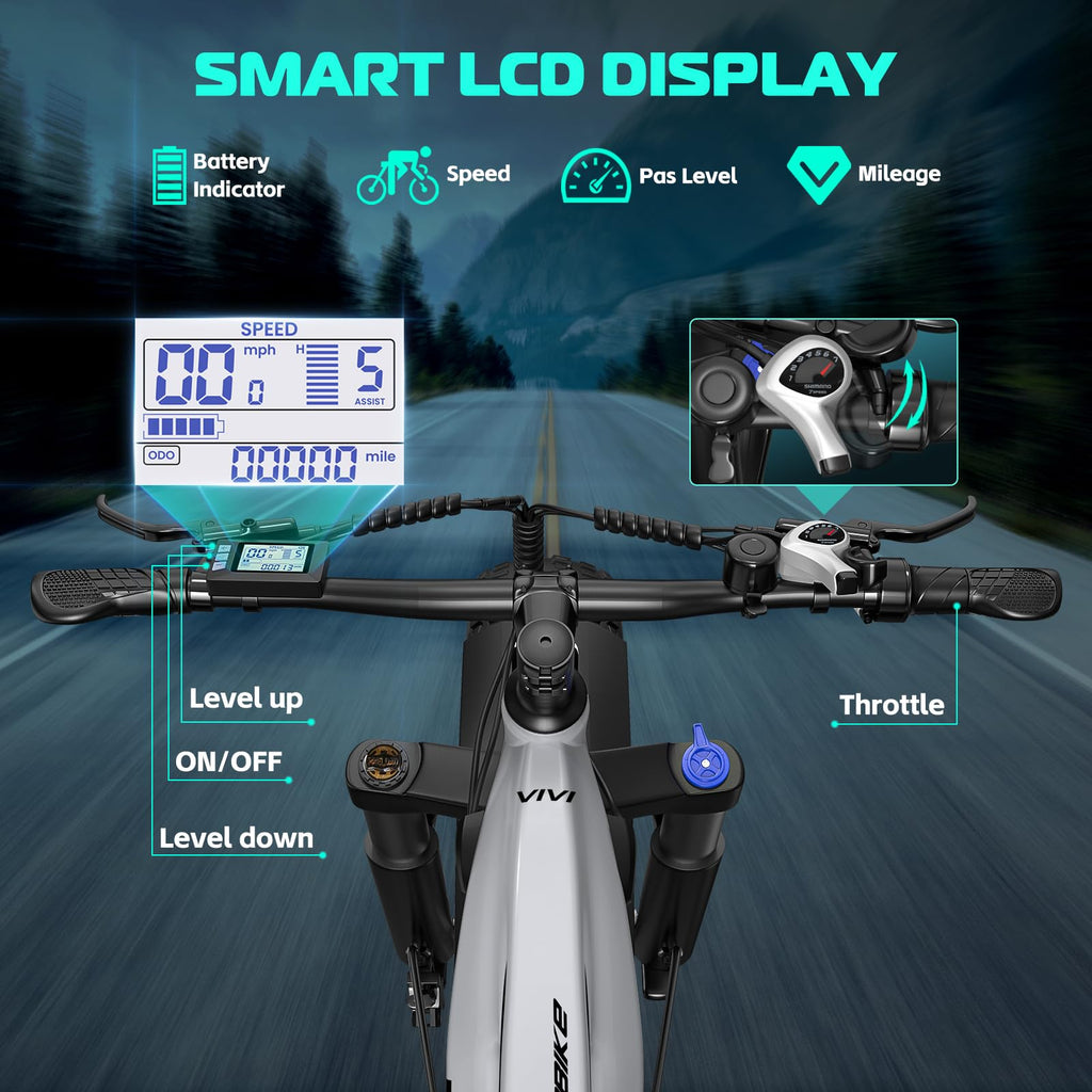 Electric Bike 26 x 4.0 Fat Tire 1500W Peak Motor I428344