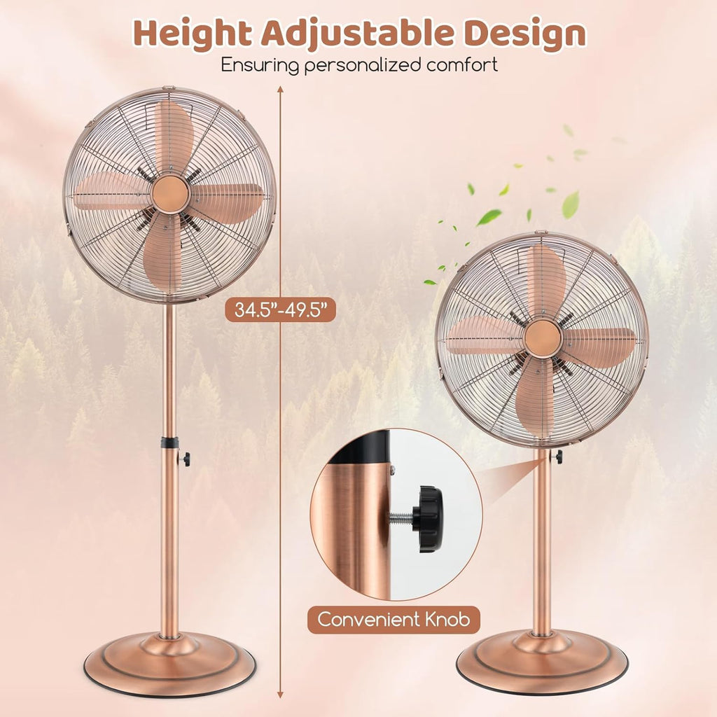 16'' Oscillating Pedestal Fan with 3 Speed G187