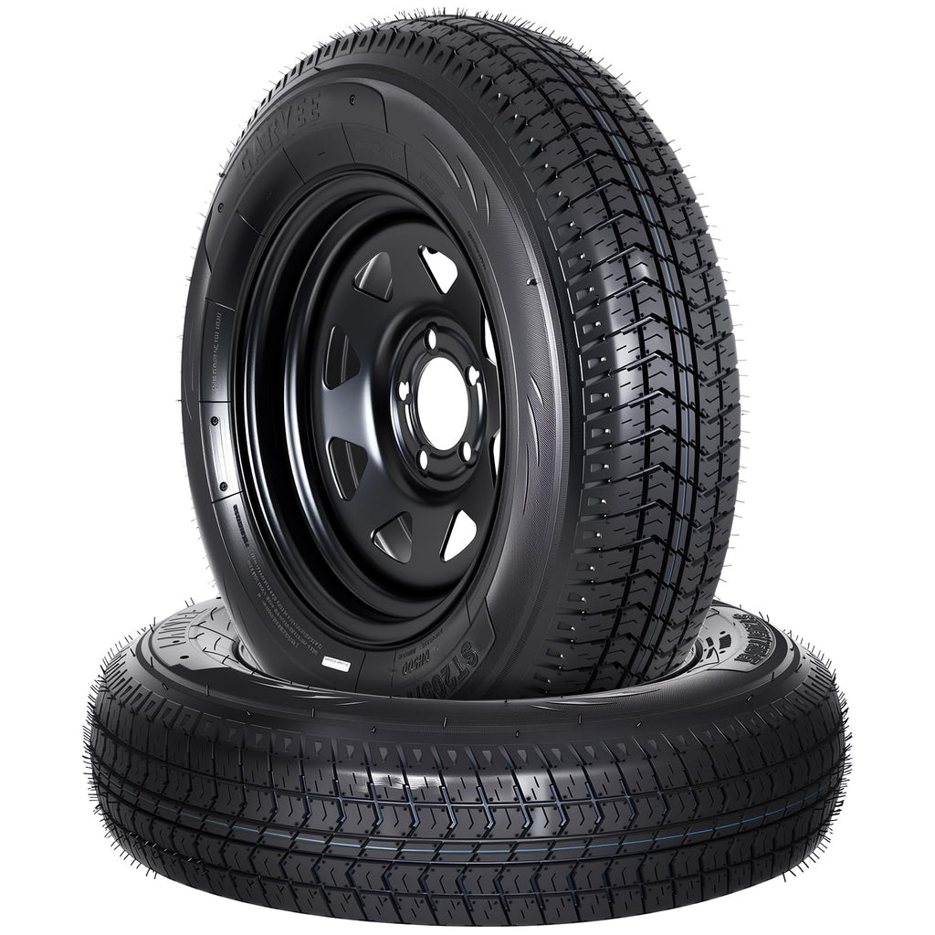 2-Pack ST205/75D15 Trailer Tires and 15" Rims I95755