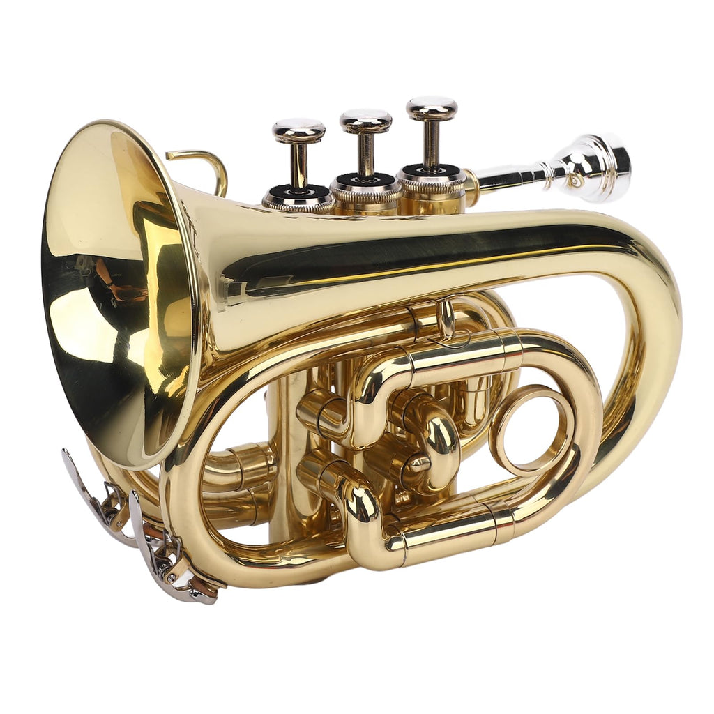 Bb Pocket Trumpet, Ni Plated Brass with 7C Mouthpiece Z59585