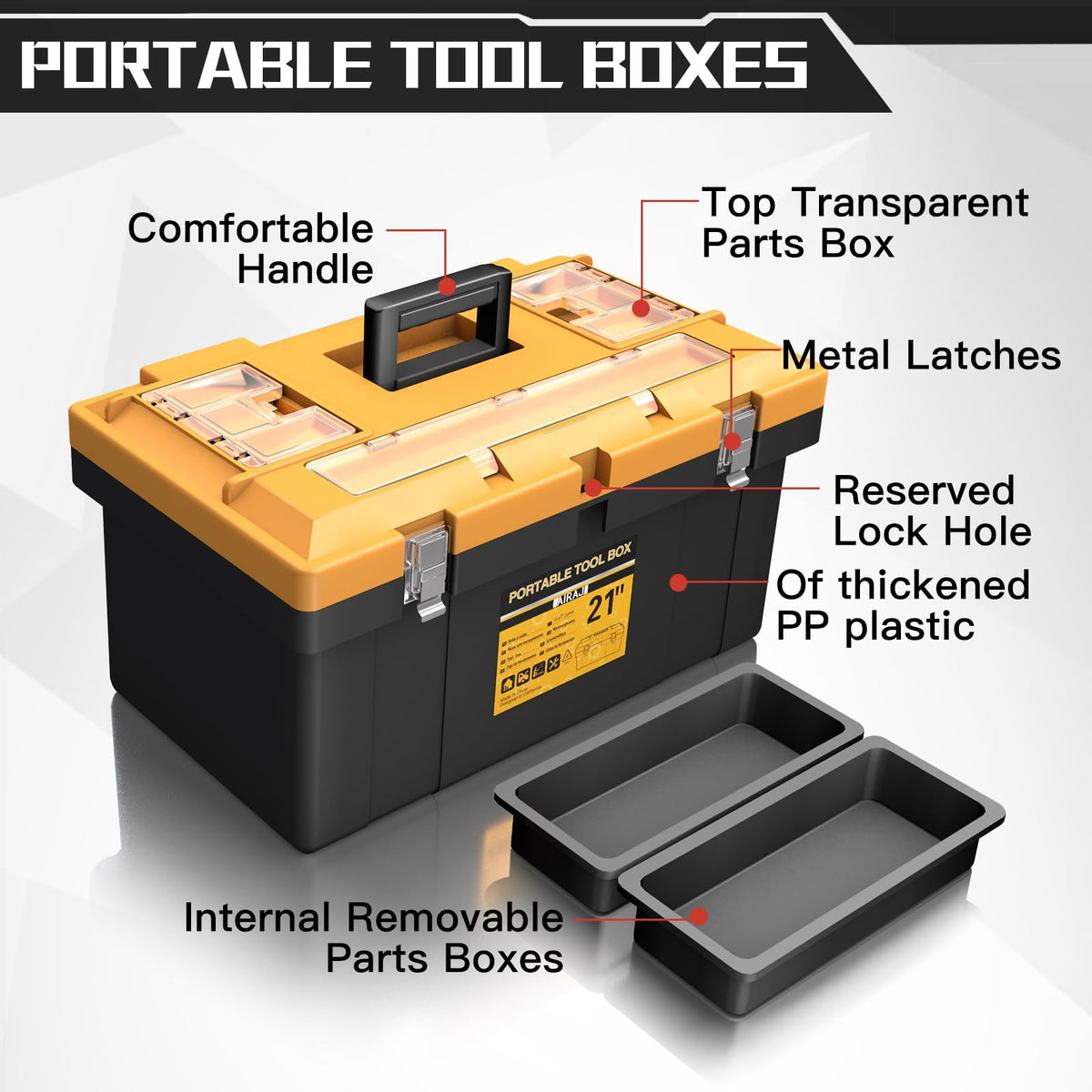4 In 1 Portable Tool Box Set I7987