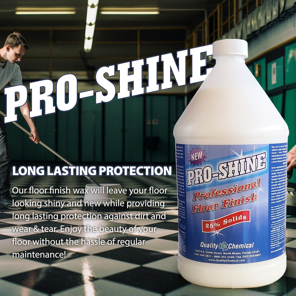 Wet-Look Floor Finish Wax 128 oz U246478