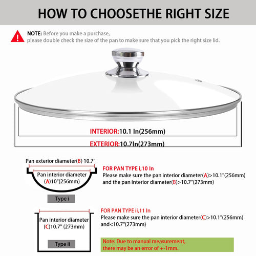 10 Inch Glass Pan Lid J43361