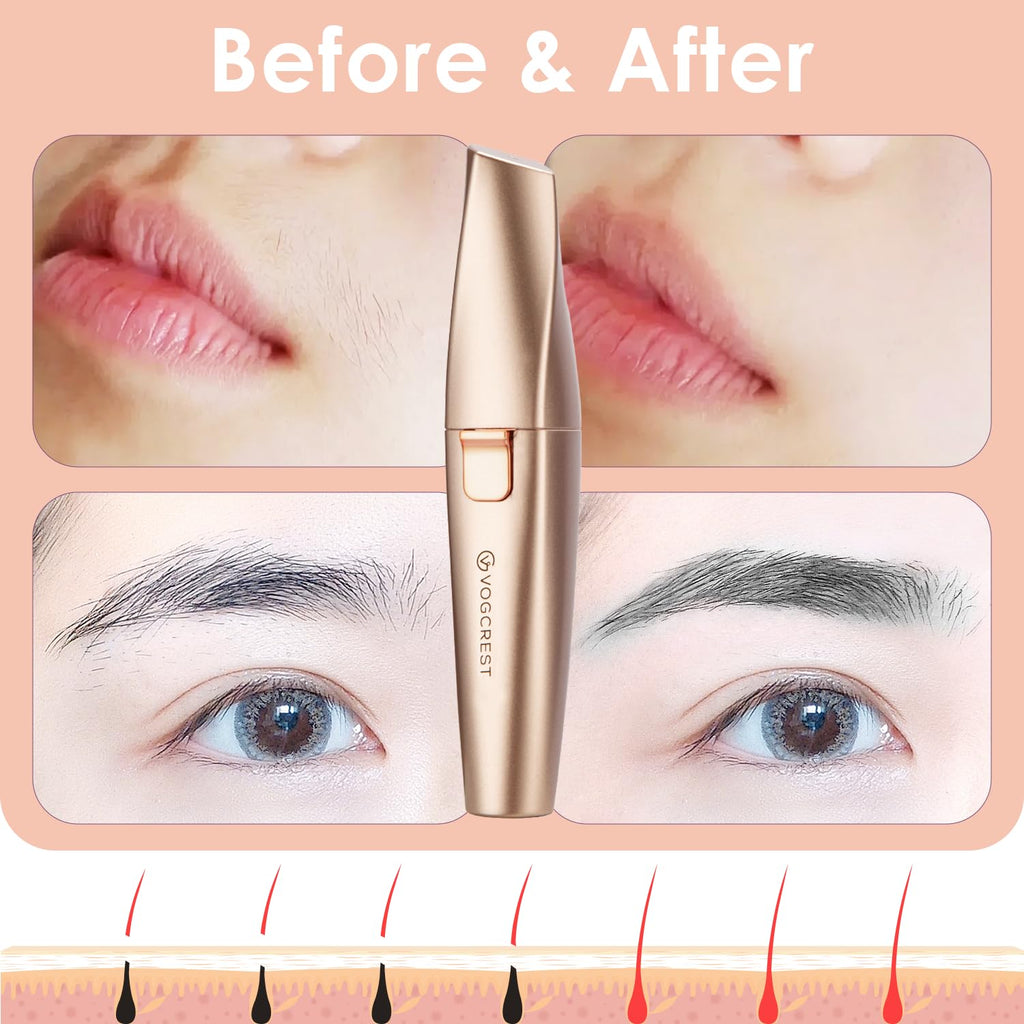 2 in1 Eyebrow Facial Trimmer with Replacement Heads T36750