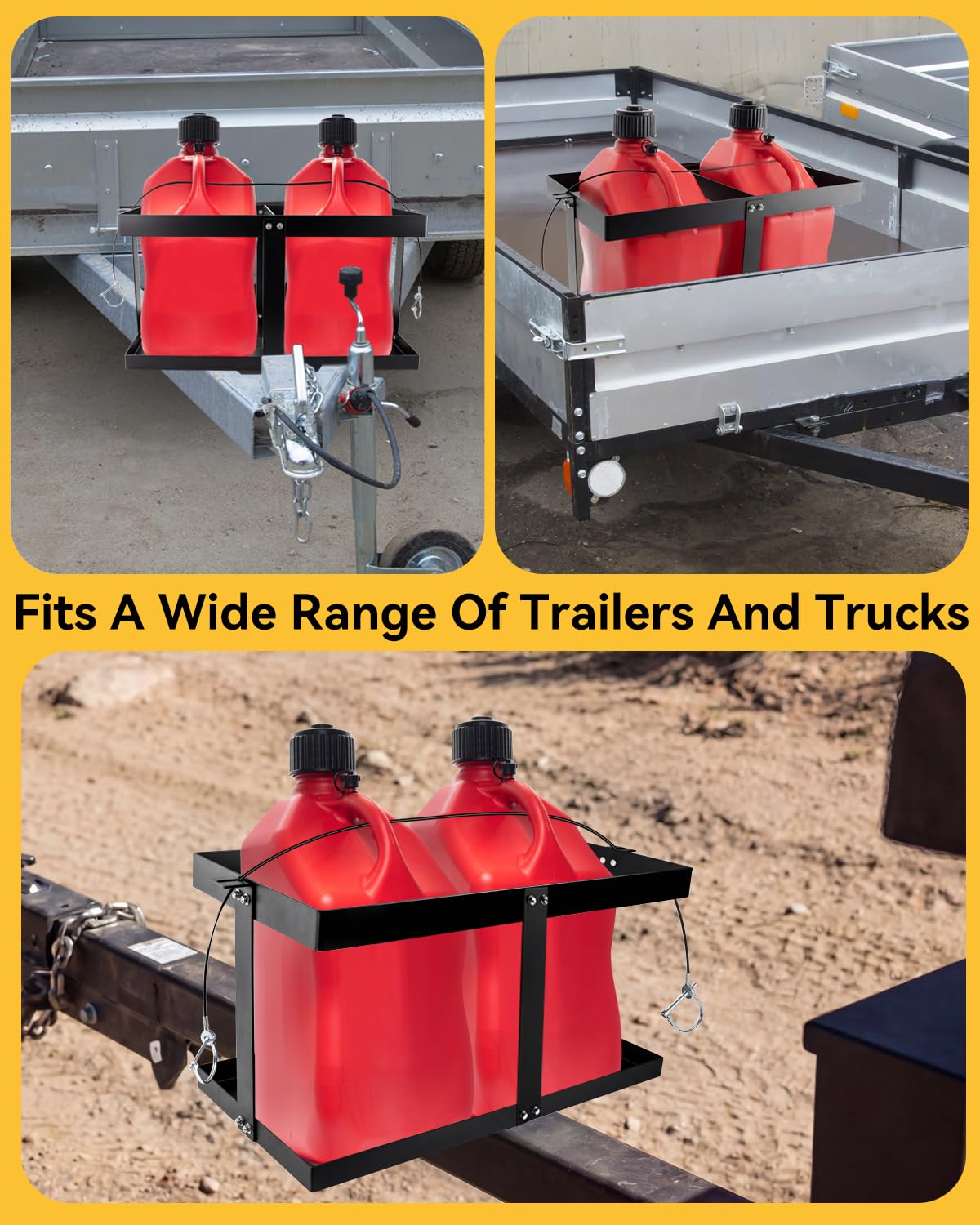 5 Gallon Gas Can Holder for Two 5 Gallon Gas Cans P676