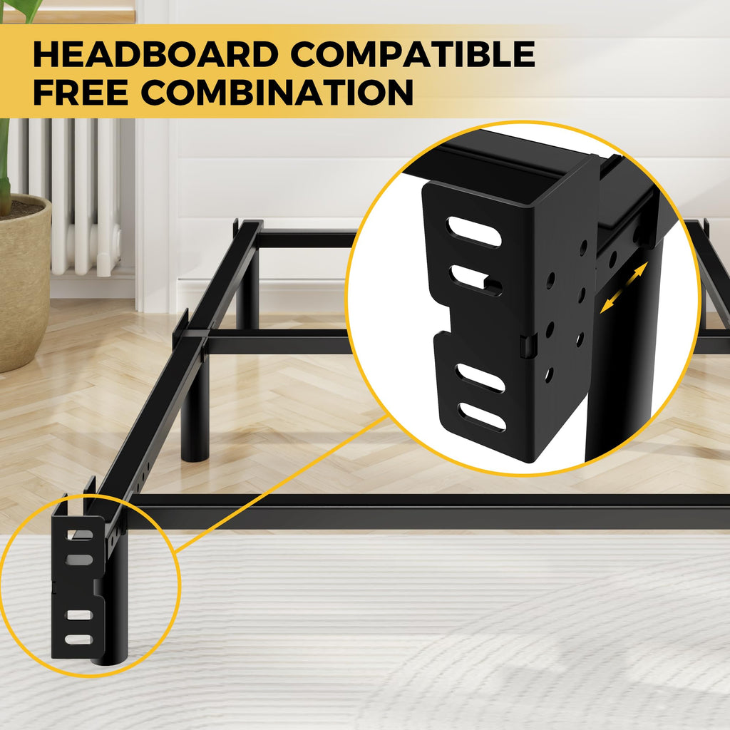 7 Inch Heavy Duty Metal Twin Bed Frame W399