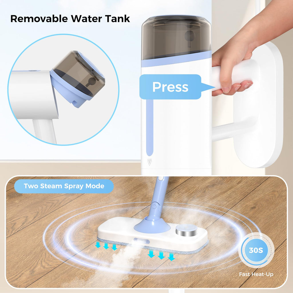 10 in 1 Detachable Handheld Steam Mop V436951
