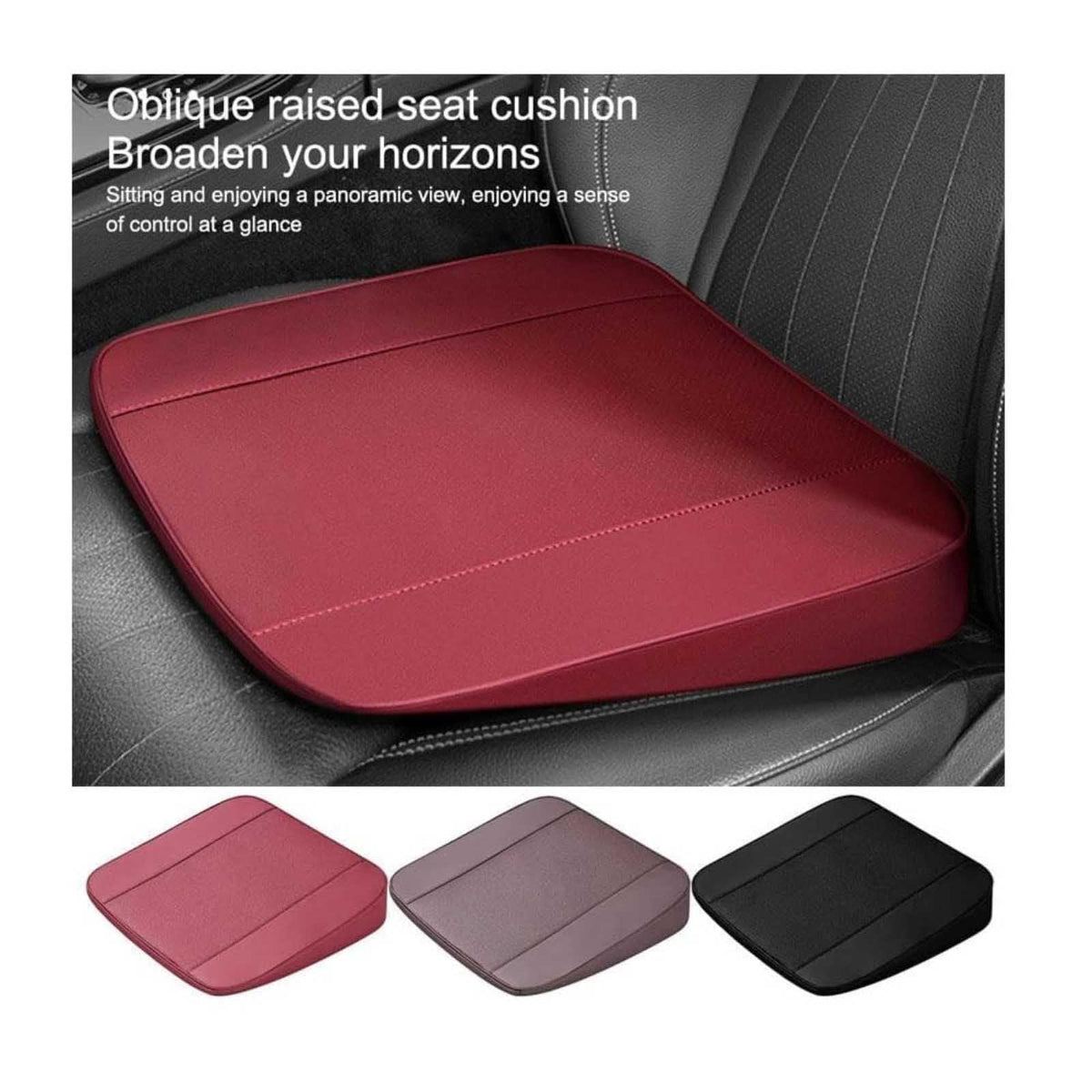 Wedge Shaped Memory Foam Car Seat Cushion Z902220