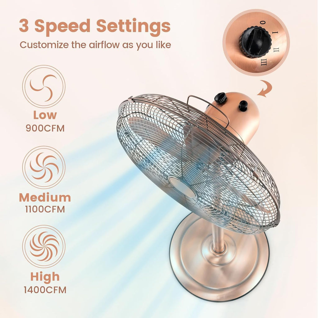 16'' Oscillating Pedestal Fan with 3 Speed G187