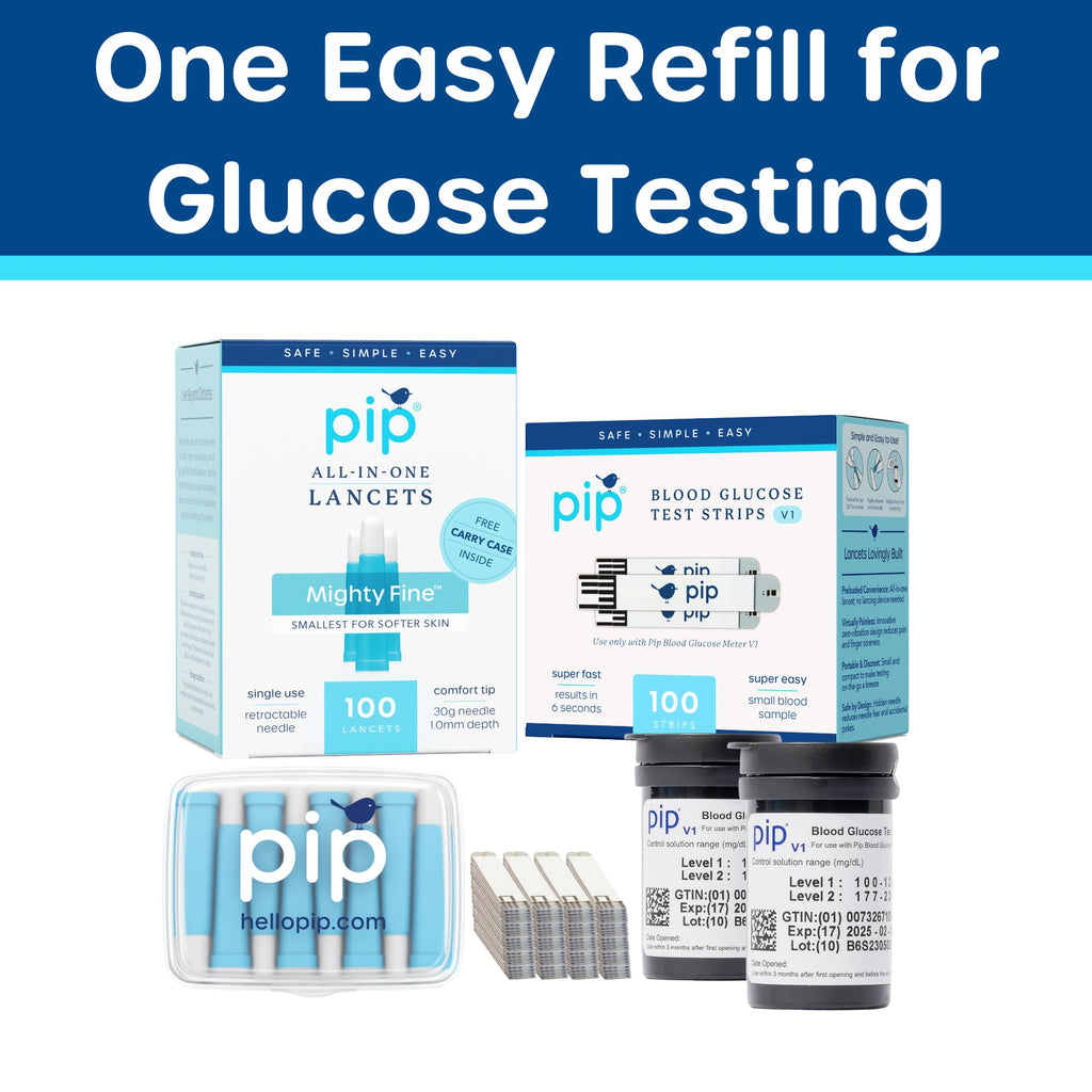 Blood Glucose Test Strips and Lancets 100 Count 30G 1.0mm E76100