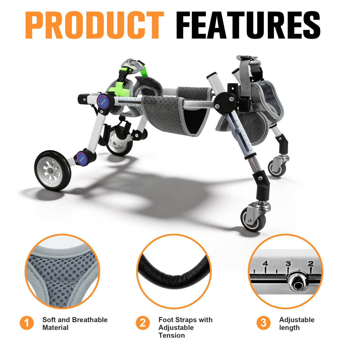 Dog Wheelchair for Small Dogs Z8960