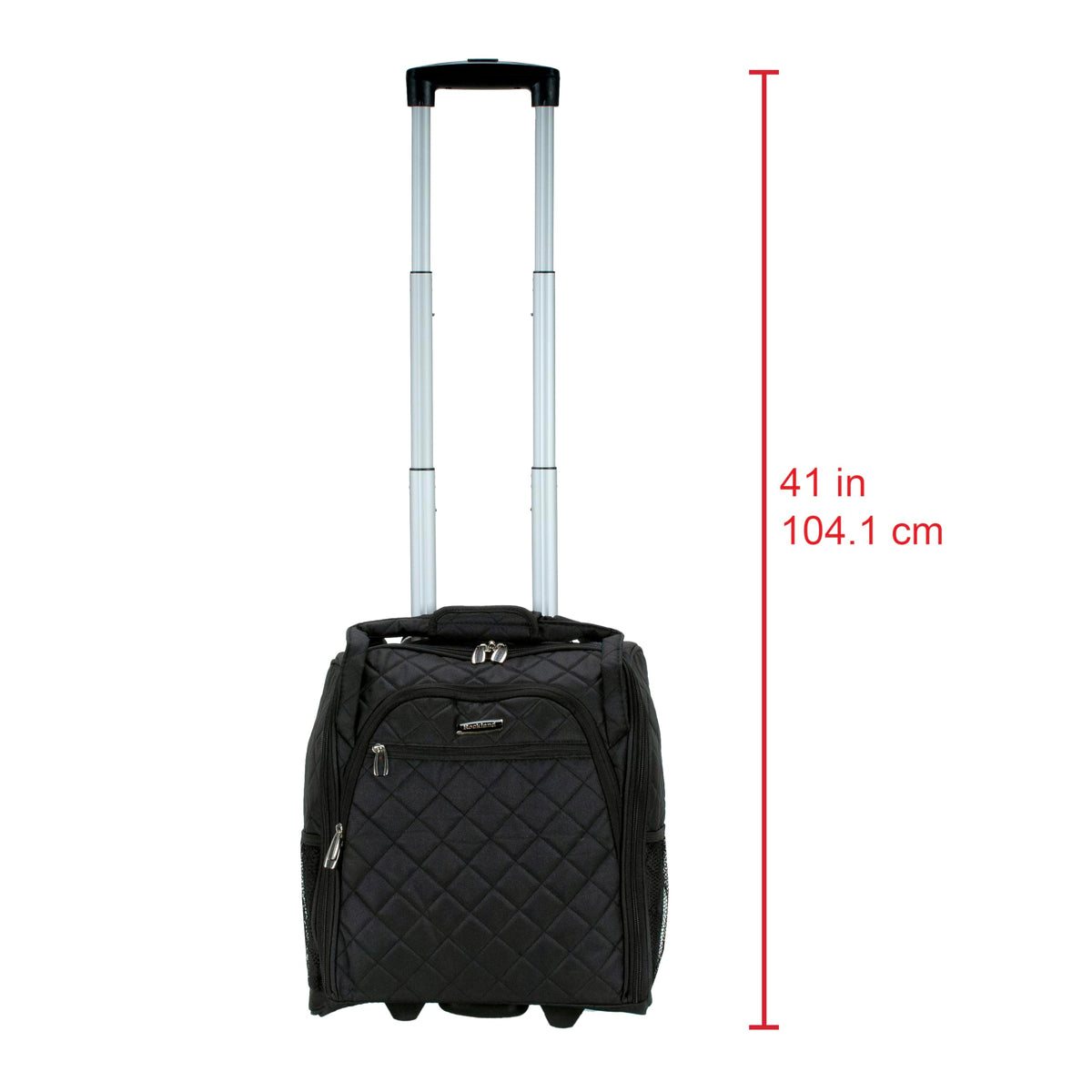 Black Wheeled Underseater Carry-On Luggage Y77264