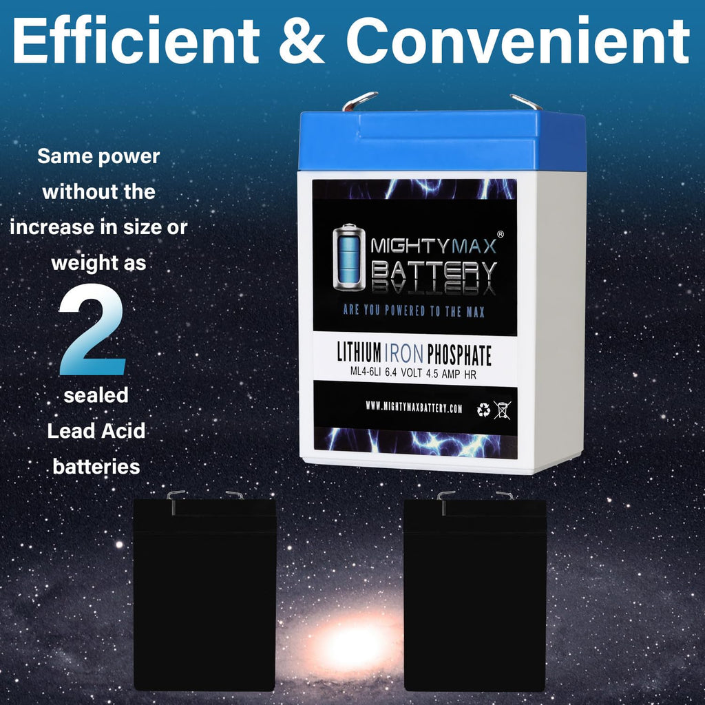 6V 4.5AH Lithium Replacement Battery H3160