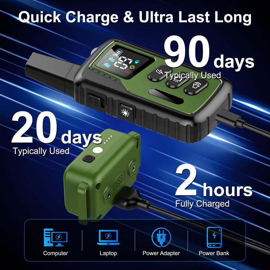 IP68 Waterproof Dog Training Collar with Remote E792