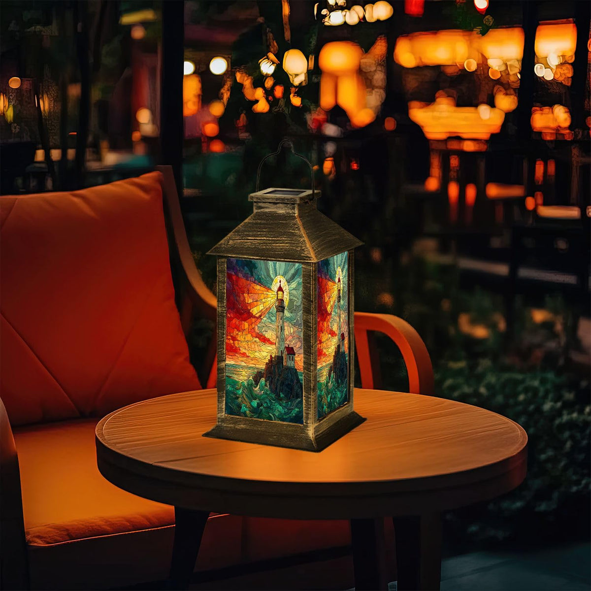Waterproof Solar Powered Hanging Lantern E525100