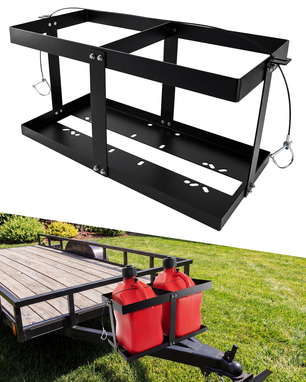 5 Gallon Gas Can Holder for Two 5 Gallon Gas Cans P676